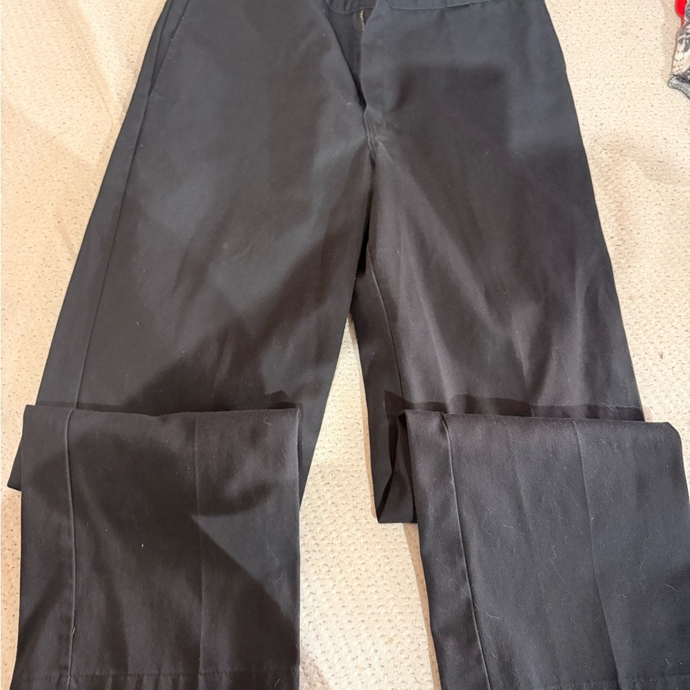 Dickies Men's Charcoal Dress Pants